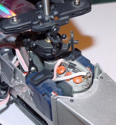 Motor and servos